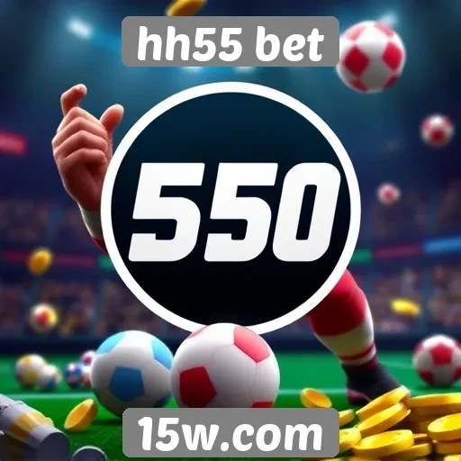 Variedade de jogos disponíveis na hh55 bet